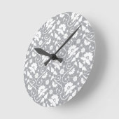 Floral Lace Pattern Ronde Klok (Hoek)