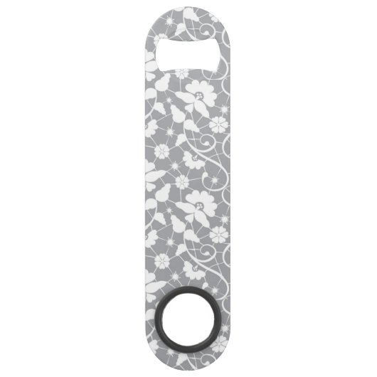 Floral Lace Pattern Speed Flessenopener (Achterkant)