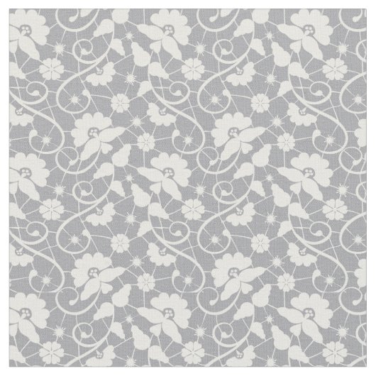 Floral Lace Pattern Stof (Close Up)