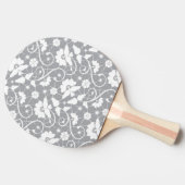 Floral Lace Pattern Tafeltennisbatje (Zijkant)