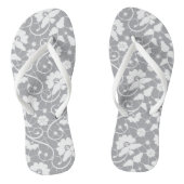 Floral Lace Pattern Teenslippers (Voetbed)