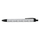 Floral Lace Pattern Zwarte Inkt Pen (Bovenkant)