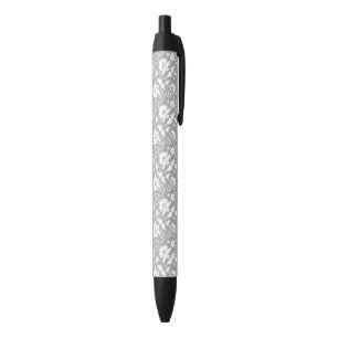 Floral Lace Pattern Zwarte Inkt Pen