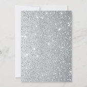 Floral Lace Quinceanera Kaart (Achterkant)