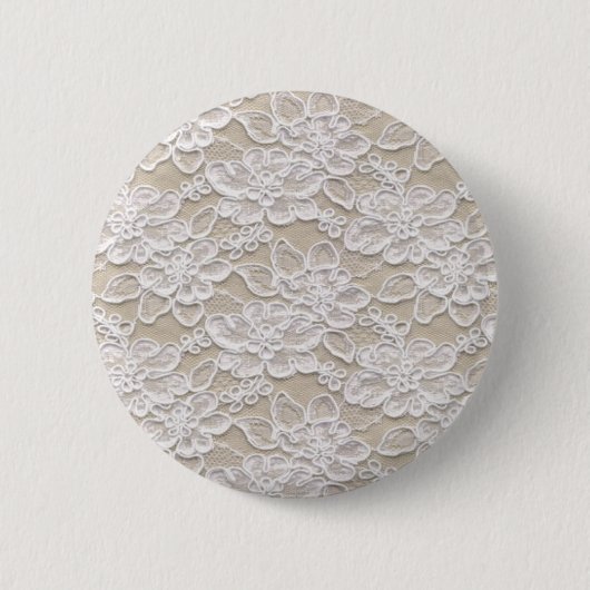 Floral Lace Ronde Button 5,7 Cm (Voorkant)