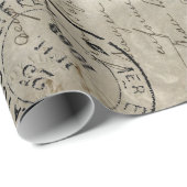 Floral Lady Decoupage Poster Cadeaupapier (Rol Hoek)