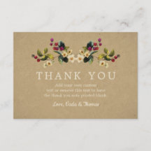 Floral Land Dank je kaarten