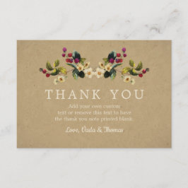 Floral Land Dank je kaarten