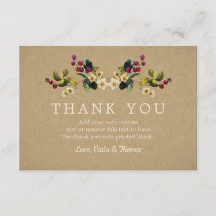 Floral Land Dank je kaarten