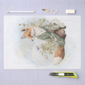 Floral Land Fox Character Tissuepapier (Craft)