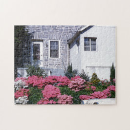 Floral Landscape Retro Homestead Vintage Legpuzzel