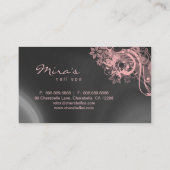Floral Landscaping Visitekaartje grijze roze (Achterkant)
