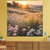 Floral Landschap Canvas Afdruk (Insitu (Woonkamer))
