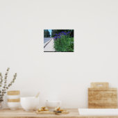 Floral langs pad poster (Keuken)