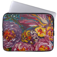 Floral Lap Top Bag