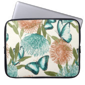 Floral Laptop Hoesje Laptop Sleeve (Voorkant)