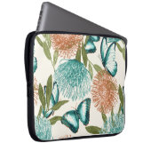 Floral Laptop Hoesje Sleeve (Voorkant Rechts)