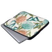 Floral Laptop Hoesje Sleeve (Voorkant onderkant)
