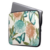 Floral Laptop Hoesje Sleeve (Voorkant Links)