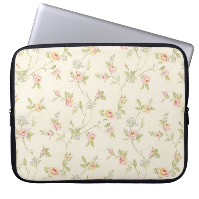 Floral Laptop Sleeve (Voorkant)
