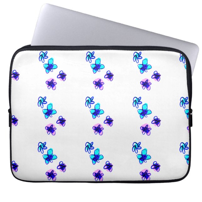 Floral Laptop Sleeve (Voorkant)
