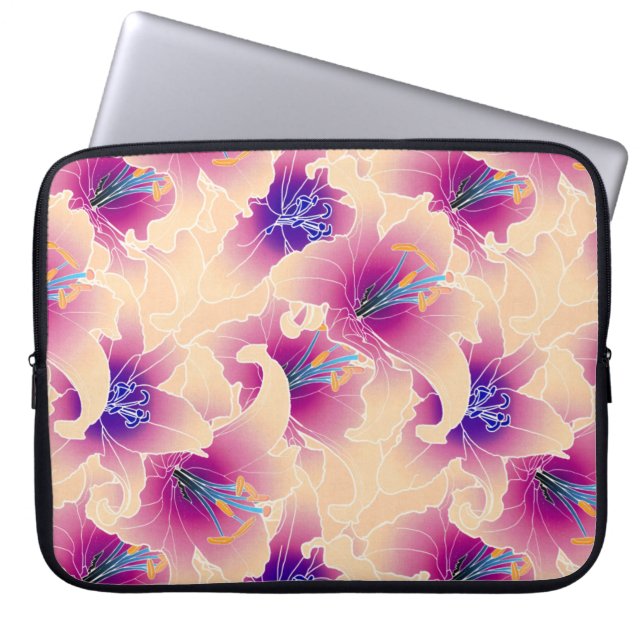Floral Laptop Sleeve (Voorkant)