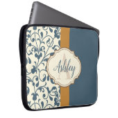  Floral Laptop Sleeve (Voorkant Rechts)