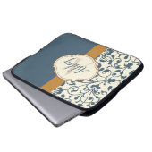  Floral Laptop Sleeve (Voorkant onderkant)
