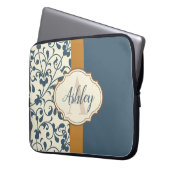  Floral Laptop Sleeve (Voorkant Links)