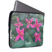 Floral laptophoes laptop sleeve (Voorkant Rechts)