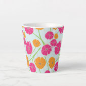 Floral Latte La De Da Mok (Voorkant)