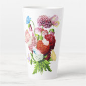 Floral Latte Mok (Voorkant)