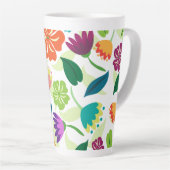 Floral Latte Mok (Rechterhoek)