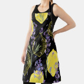 Floral Lavendel Citroenen  Illustratie Schort (Insitu)