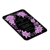 FLORAL LAVENDER. IN LOVING MEMORY KEEPSAKE,  MAGNEET (Rechterzijde)