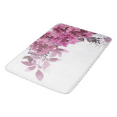 *~* Floral Lavender Magenta Hydrangea Romantic Badmat (Gekanteld)