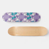 Floral Lavender Persoonlijk Skateboard (Horizontaal)