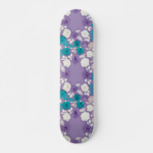 Floral Lavender Persoonlijk Skateboard