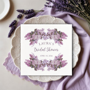 Floral Lavender Vrijgezellenfeest Servet