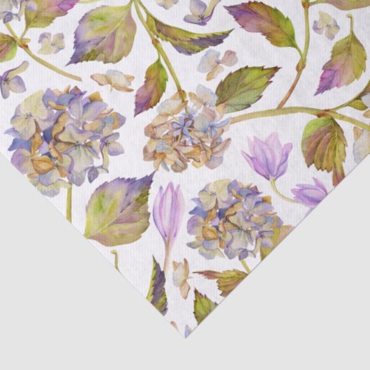 Floral Leaf Boho Tissuepapier (Detail)