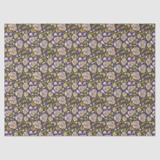 Floral Leaf Boho Tissuepapier (Voorkant)