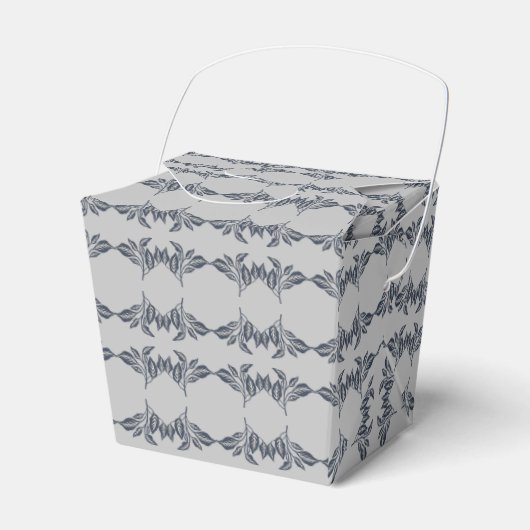 Floral Leaf Design Bedankdoosjes (Voorkant Zijde)