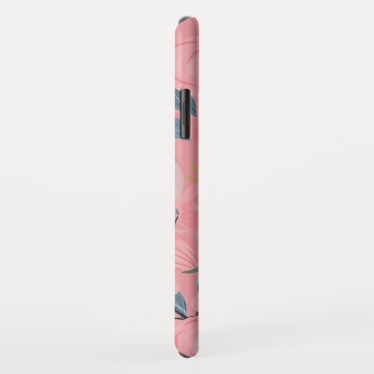 Floral Leaf Pattern Case-Mate iPhone Case (Achterkant/rechts)