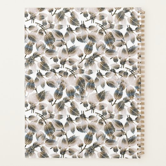 Floral Leaf Planner (Achterkant)