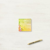 Floral Leaf Post-it Notes (Op bureau)