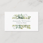 Floral Leafy Lijst, Floral Visitekaartje (Voorkant)