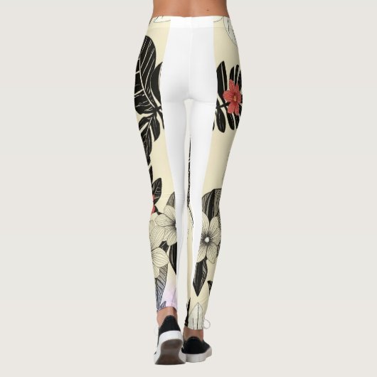 Floral Leggings (Achterkant)
