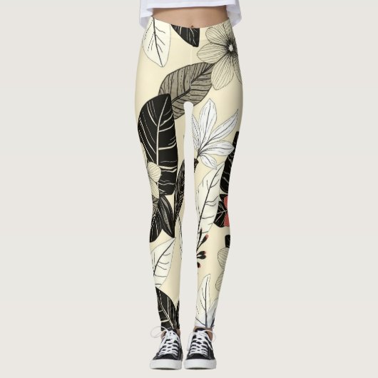 Floral Leggings (Voorkant)