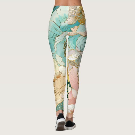 Floral Leggings (Achterkant)