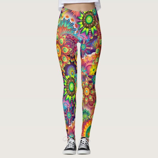 Floral Leggings (Voorkant)